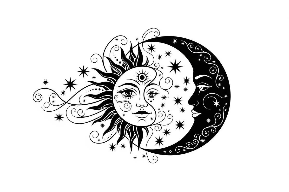 Sun Moon Celestial Mandala Bundle, an Illustration by Gaye Art (Photo 28 of 31)