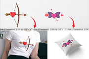 Cute Cupids Clipart, a Graphic by Artnoy (Thumbnail 3 of 5)