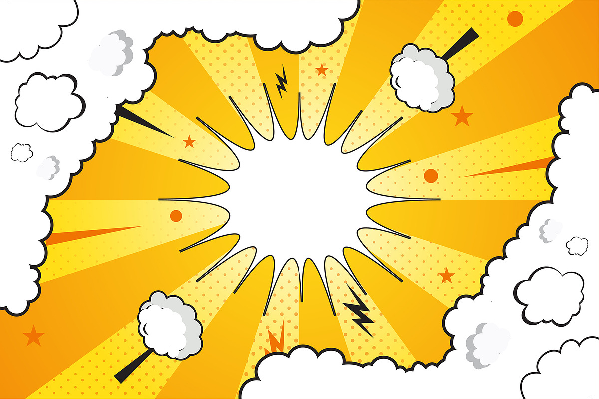 48 Vector Comic Background Bundle, a Background Graphic by MRI STUDIO (Photo 18 of 18)