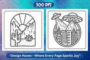 Simple Art Bold & Easy coloring Book, a Decorative Illustration by Coco Bloom (Thumbnail 2 of 4)