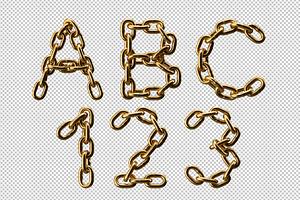 Golden Chain Font