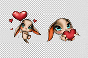Hand Drawn Bunnies Isolated, an Object Graphic by BazziBa♥ (Thumbnail 7 of 9)