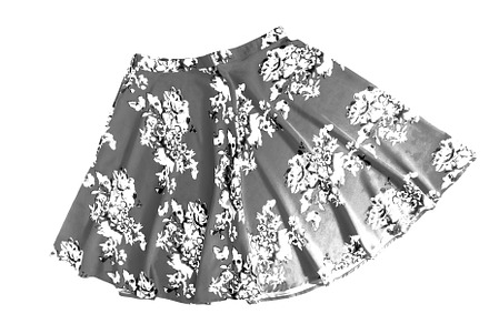 Bright colored fashionable summer floral skirt for women / girl,, a Beauty & Fashion Photo by TanaCh