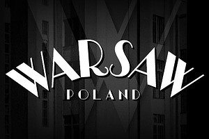 Warszawa Deco, a Font by Brendan Ciecko