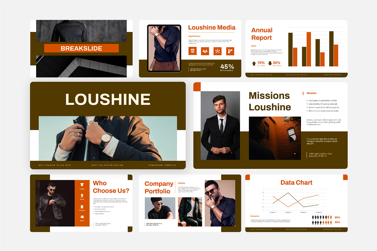 Fashion Brand Keynote Presentation, a Presentation Template by Kren Studio (Photo 1 of 8)