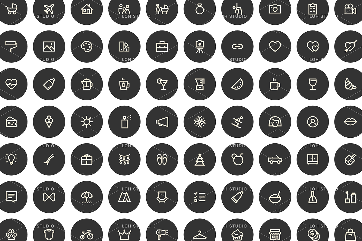 Instagram Highlights Icon Kit, a Graphic by Loh Studio (Photo 2 of 3)