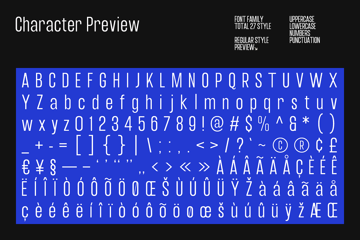 Kroxen - Condensed Font Family, a Sans Serif Font by Indotype Foundry (Photo 4 of 9)