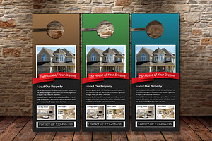 Real Estate Agency PSD Door Hanger