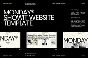 Monday Showit Website Template, a Websites & App Template by Mea Vota Studio™ (Thumbnail 1 of 11)