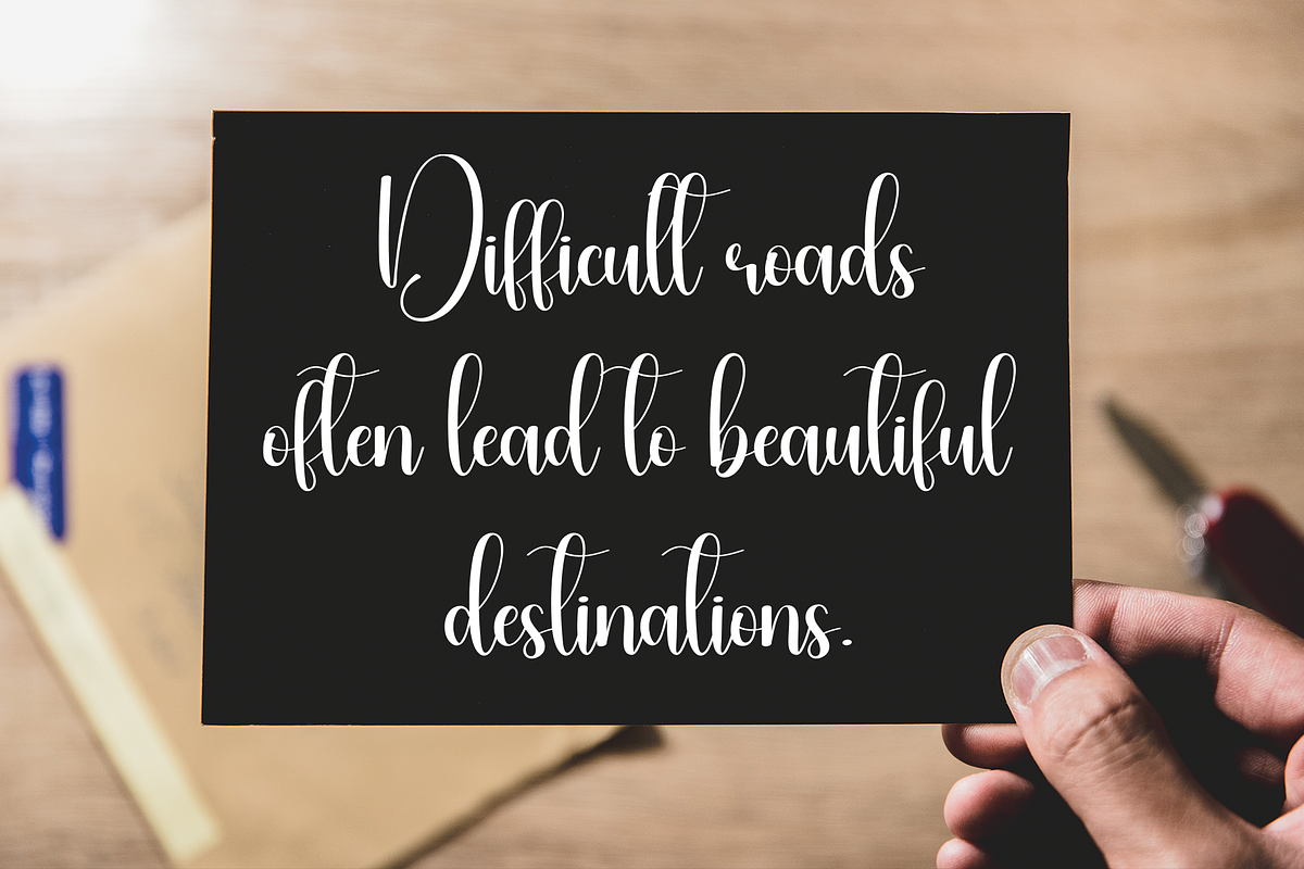 Astrology | Script Font, a Handwritten Font by Scratchones (Photo 2 of 9)