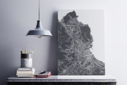 5 maps of Italian cities, a Texture Illustration by MaximGertsen (Thumbnail 9 of 9)