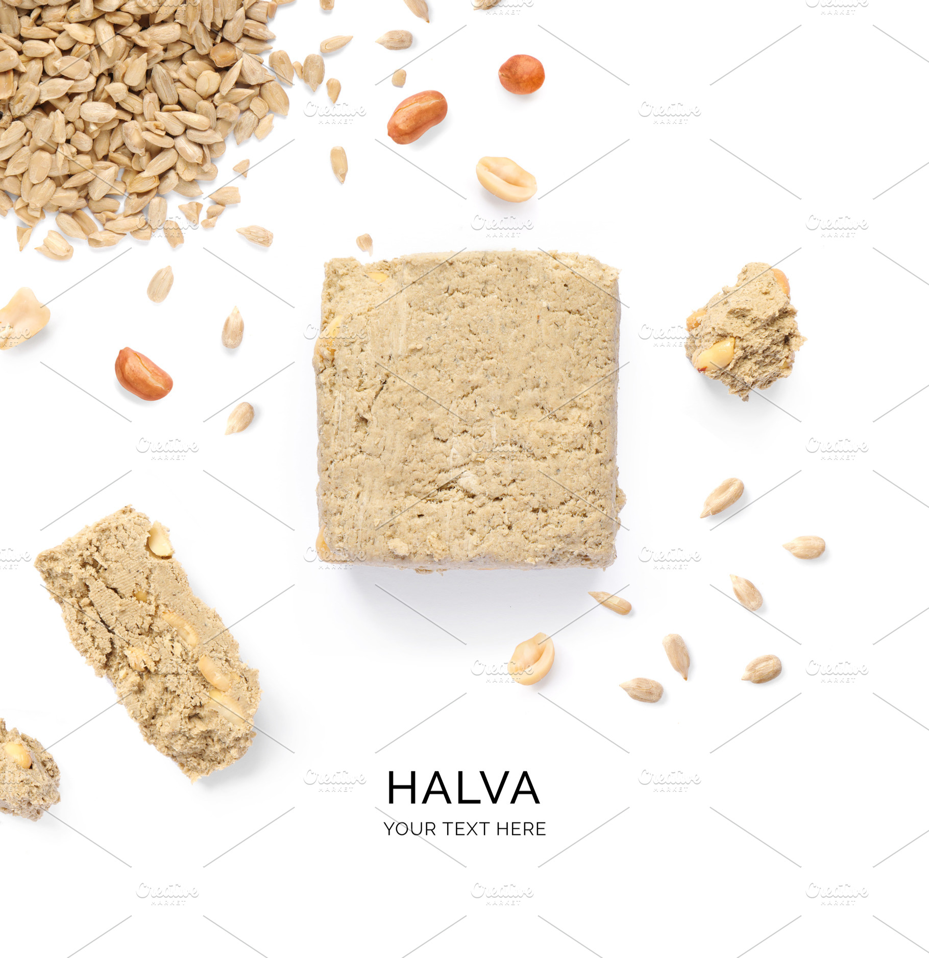 Halva stock photo containing alimentary and background, a Food & Drink Photo by StudioPhoto