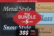 BUNDLE - Cool 5 Styles, a Layer Style Add-On by Simberline (Thumbnail 1 of 5)