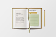 Notebook mockup, a Books & Magazine Mockup by graphiccrew (Thumbnail 4 of 12)