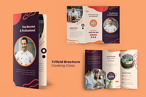 Cooking Class Trifold Brochure