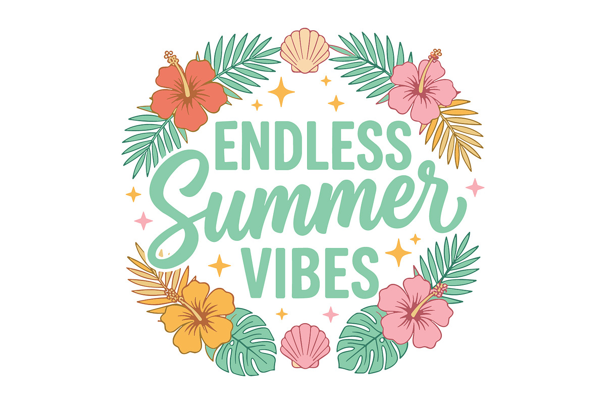 Summer Vacation Quotes SVG Bundle, a Seasonal Illustration by Artivon (Photo 9 of 11)