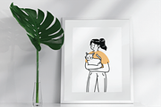 Girls Activity Flat Illustration, a Person Illustration by Berdansabersama (Thumbnail 4 of 6)