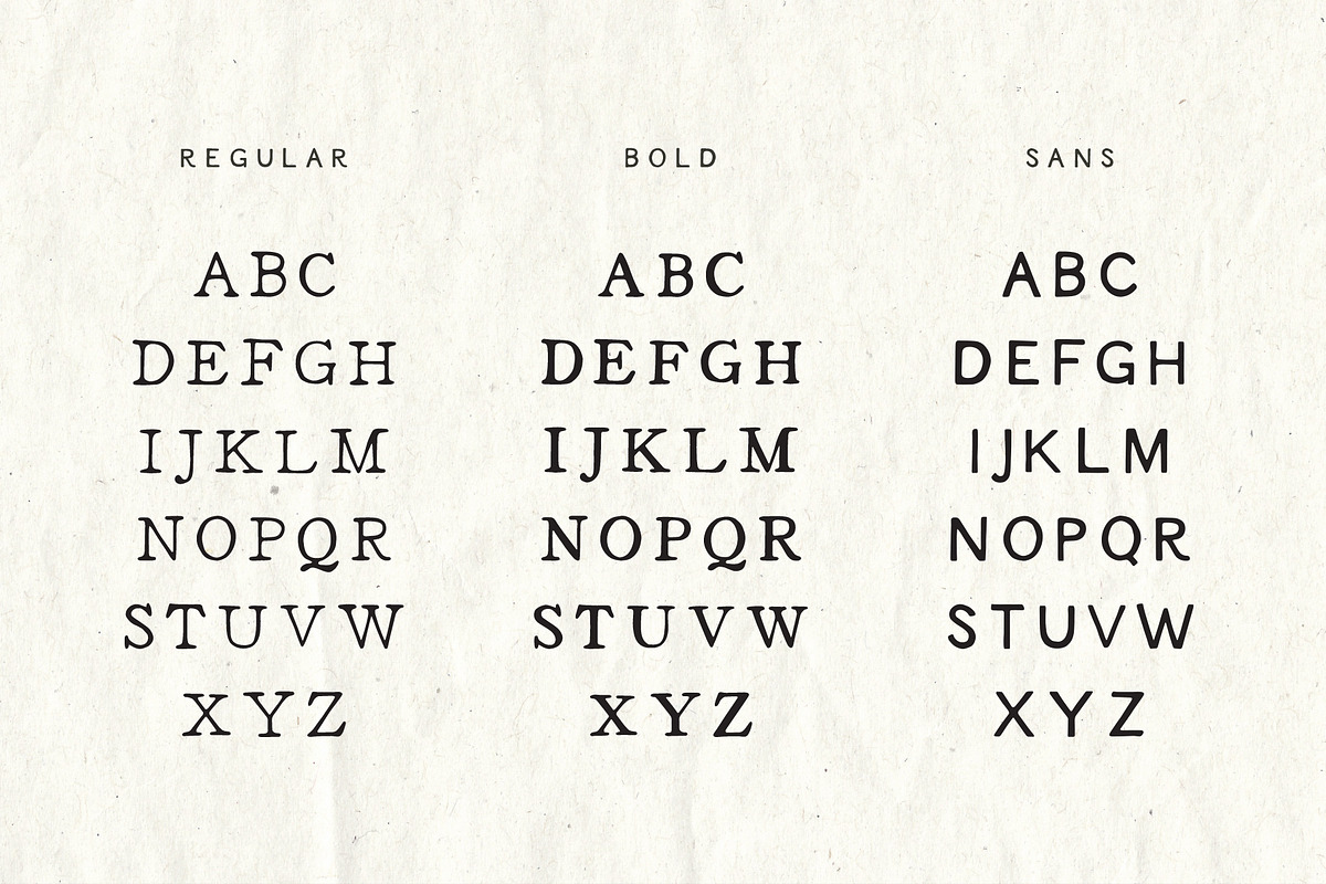 Simply Made Hand Drawn Typeface, a Slab Serif Font by Rachel Kick (Photo 10 of 10)