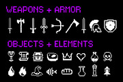 Fantasy Pixel Gaming Art Icon Pack, an Icon by Vincit Design Co. (Thumbnail 2 of 4)