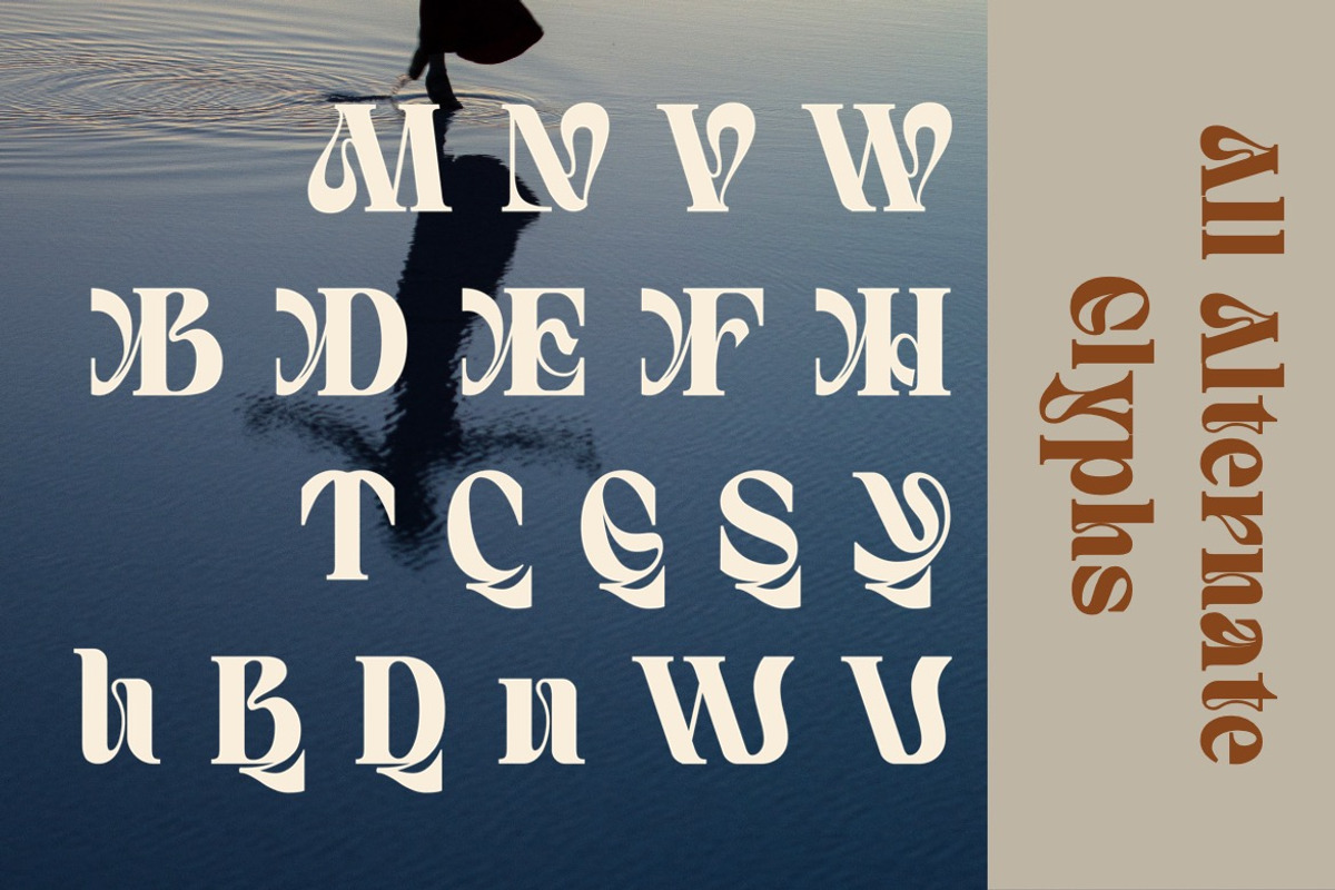 Quivert - Serif Display Font, a Serif Font by Dhabee (Photo 6 of 17)