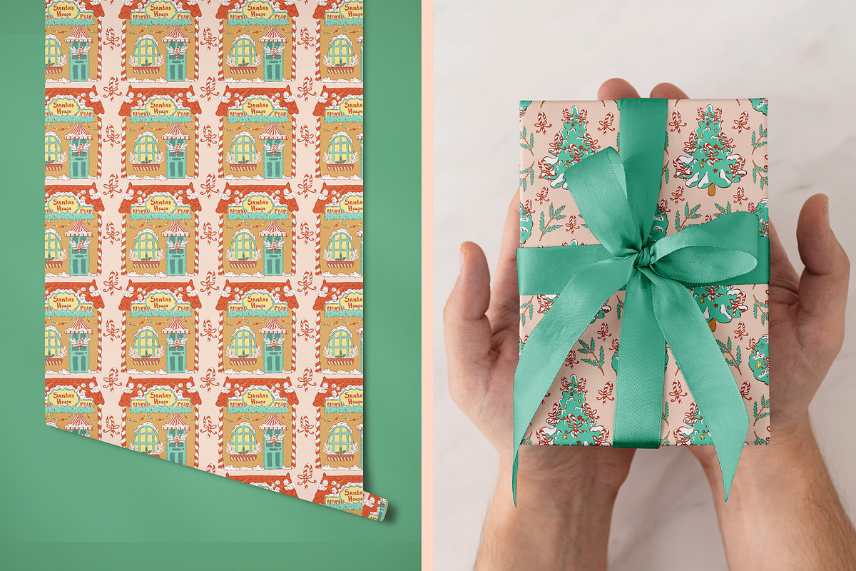 Santa Post office bundle, a Seasonal Illustration by Carpet Tapete Pretzel (Photo 14 of 24)
