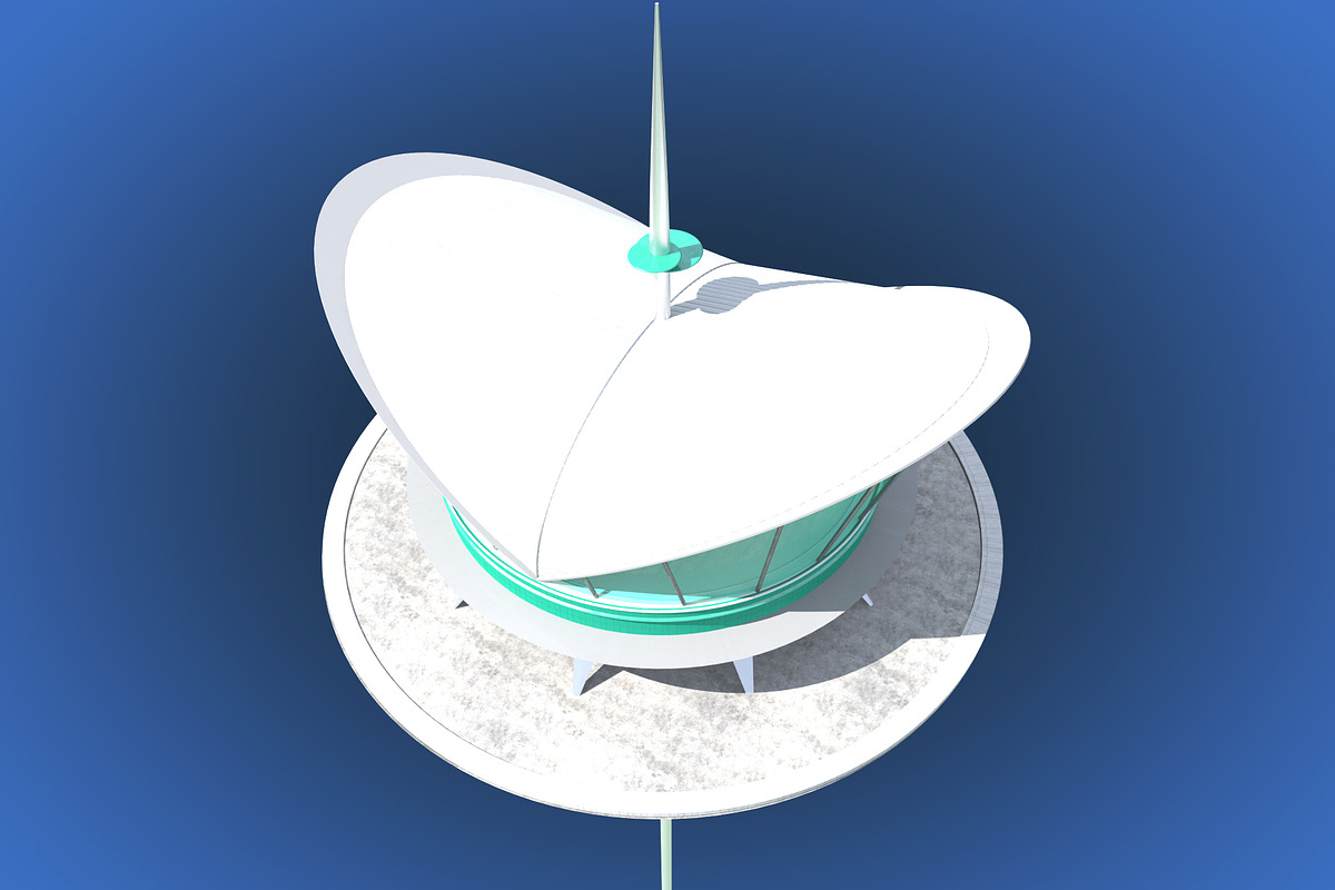 Futuristic Architecture Skyscraper #, an Architecture 3D Model by Daniel Mikulik (Photo 3 of 14)