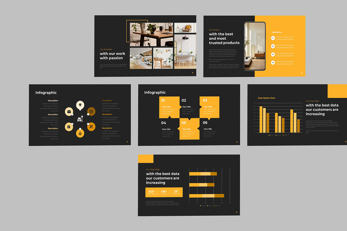 Interior Buildings PPT Template, a Presentation Template by Recreative (Photo 5 of 6)