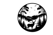 Beautiful deer forest circle art, an Illustration by Amazin_art (Thumbnail 14 of 32)