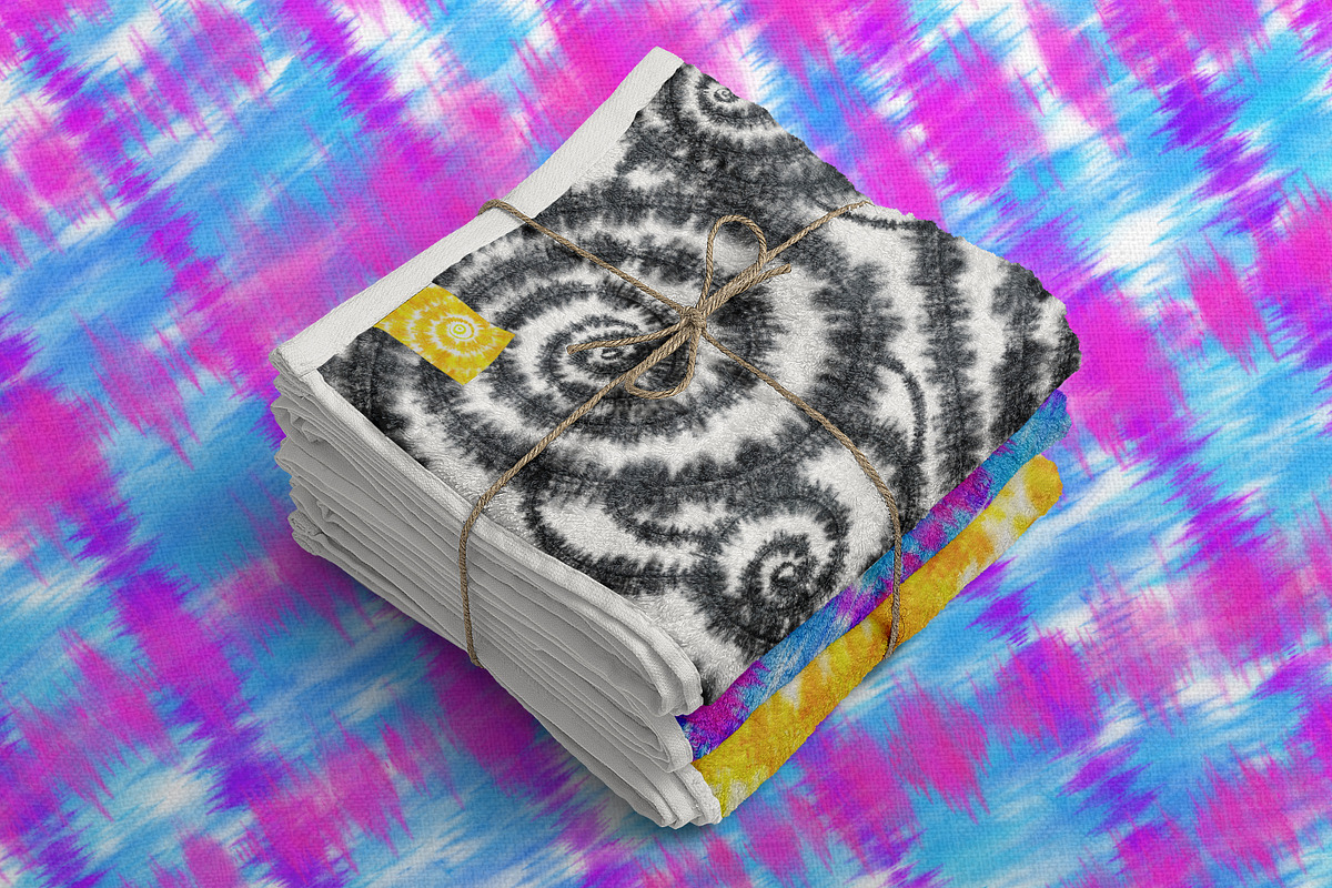 Tie Dye Watercolor Procreate Brushes, a Brush Add-On by OlgaRom (Photo 11 of 15)