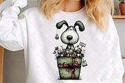 Whimsical Christmas Dogs Clipart, an Illustration by SinaCreation (Thumbnail 4 of 7)