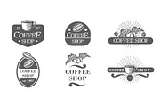 12 Vintage Coffee Logos & Badge, a Branding & Logo Template by Intijaya Studio (Thumbnail 2 of 9)
