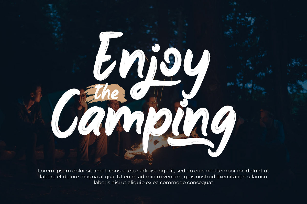 Begat - Brush Handwritten Font, a Script Font by productype1 (Photo 2 of 8)