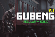 GUBENG, a Sans Serif Font by da_only_aan (Thumbnail 2 of 5)