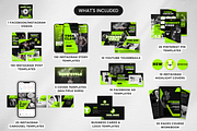 Fitness Coach Social Media Bundle, a Social Media Template by DigiPax (Thumbnail 2 of 10)