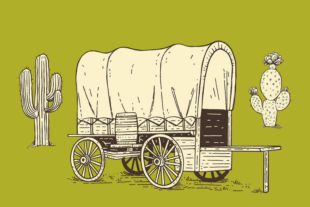 Western Design Set, an Illustration by Bromz Studio (Photo 3 of 5)