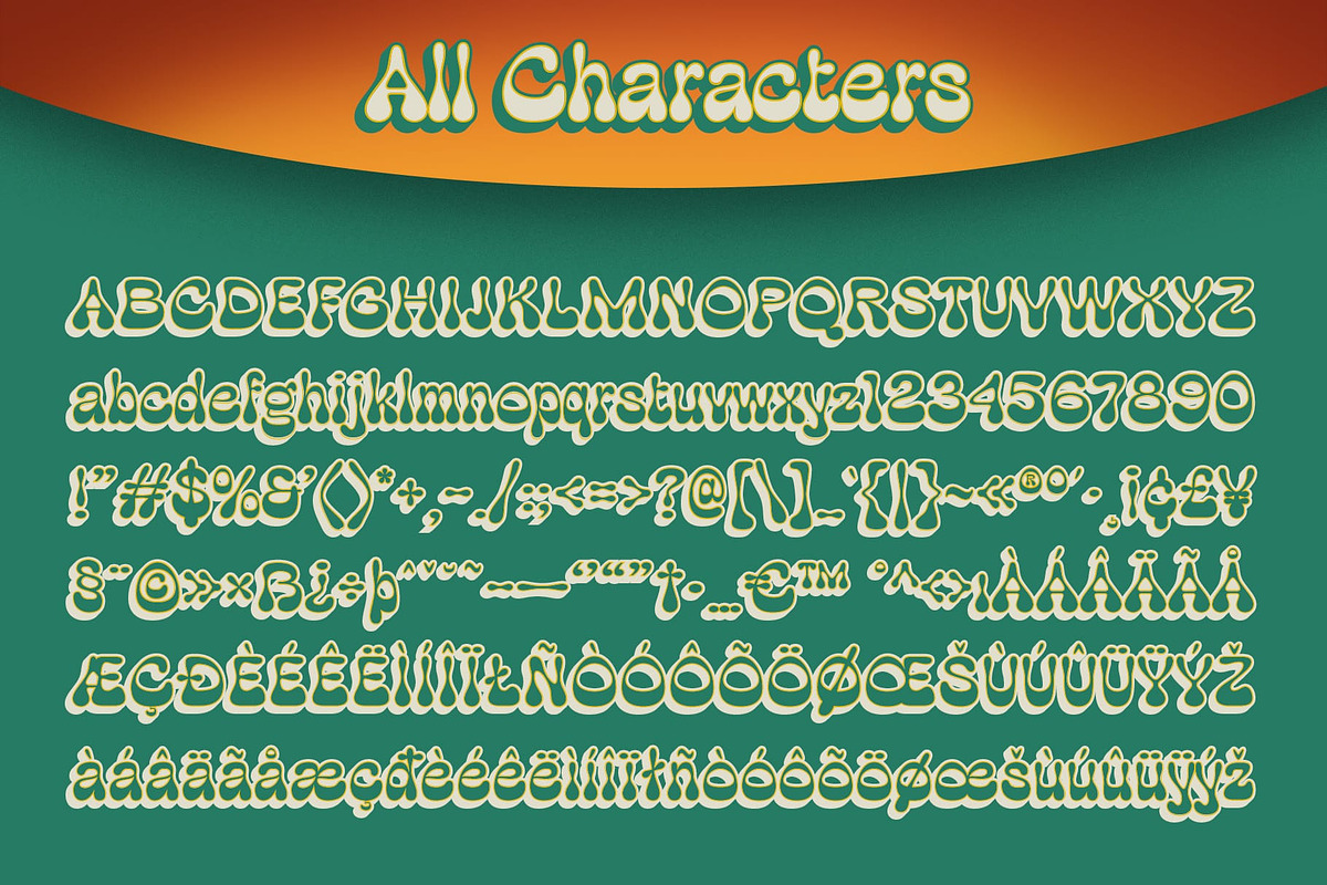 Discota 3D, a Sans Serif Font by Craft Supply Co. (Photo 3 of 8)