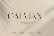 Galviane – Artistic Modern Serif, a Serif Font by BrandSemut (Thumbnail 1 of 10)