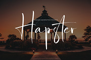 Hapster, a Script Font by pineungtype (Thumbnail 1 of 8)