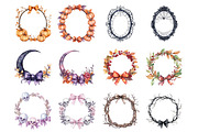Halloween Fall Coquette Frame, an Illustration by Design Market (Thumbnail 2 of 3)