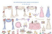 Summer Wedding Collection, a Decorative Illustration by Marish (Thumbnail 9 of 11)