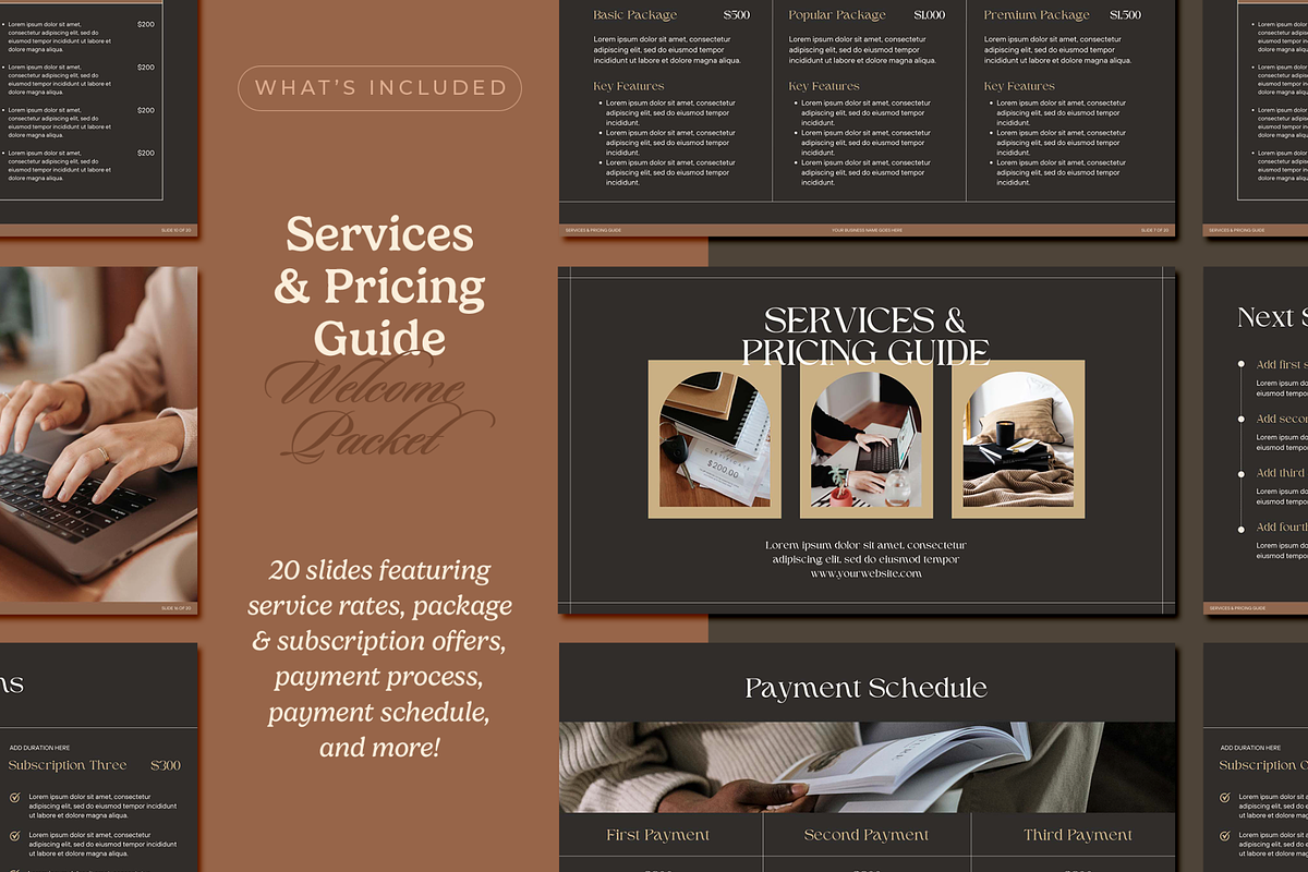 LEONE Client Guide Slides Bundle, a Presentation Template by Creatif Foundry (Photo 3 of 8)
