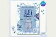 Baby Shower Invitation Template, an Invitation Template by FakhiiDesigns (Thumbnail 3 of 4)