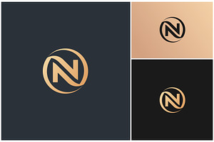 Letter N Circle Luxury Logo, a Branding & Logo Template by ika trisiana