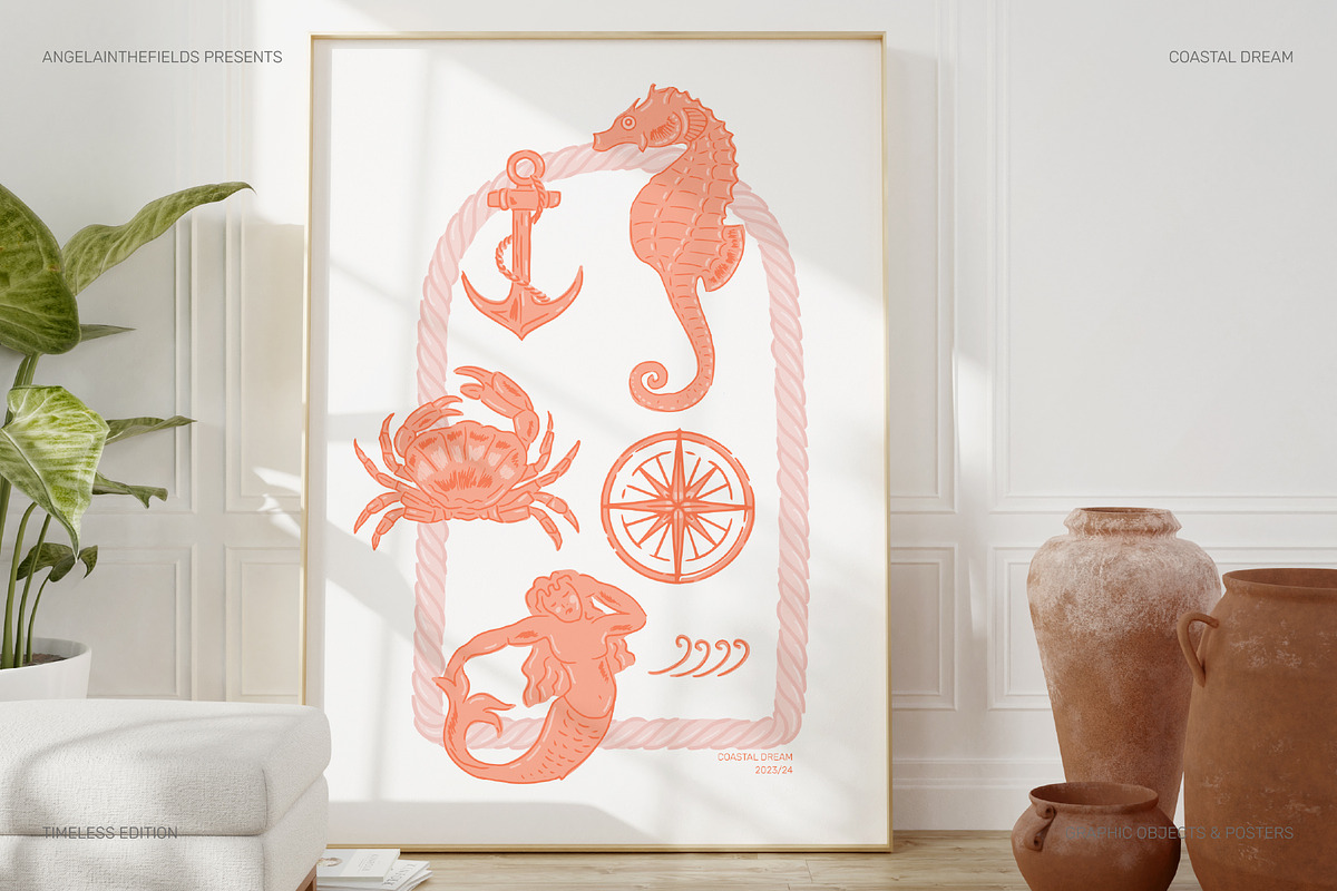 200+ Coastal Dream Vector Clipart, an Object Graphic by angelainthefields (Photo 12 of 17)
