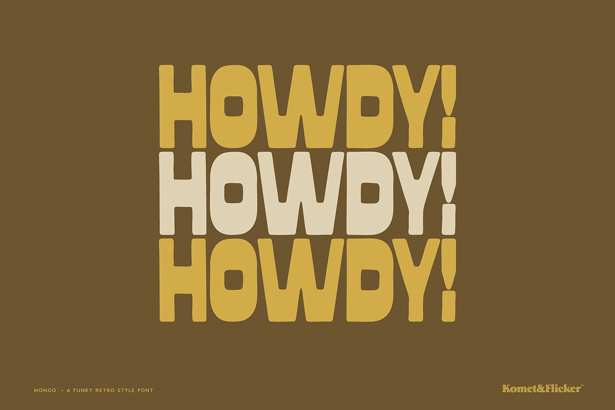 MONGO, a Font by Komet & Flicker (Photo 4 of 10)