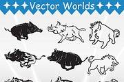 The Boar Symbol SVG, The Boar SVG, an Object Graphic by VectorWorlds (Thumbnail 3 of 3)