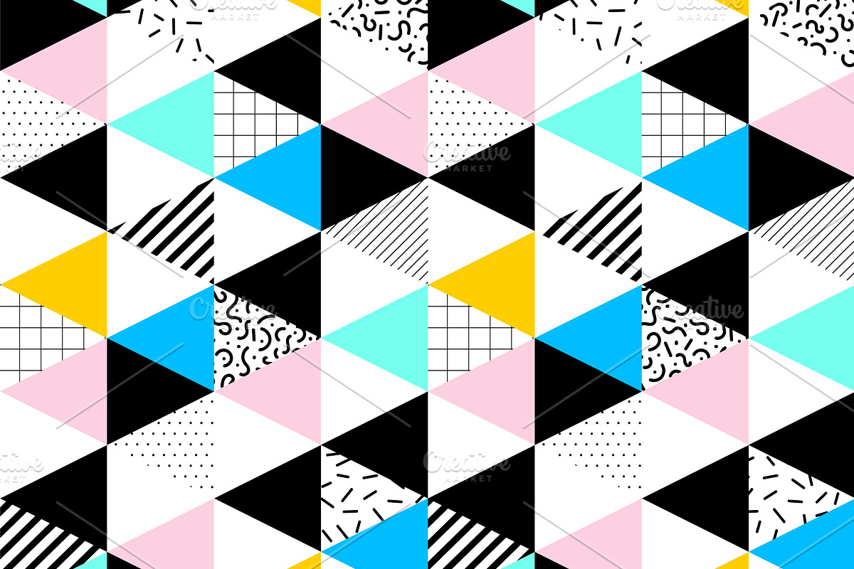 Hello from 80's, a Pattern Graphic by Daria Miazhevich (Photo 4 of 7)