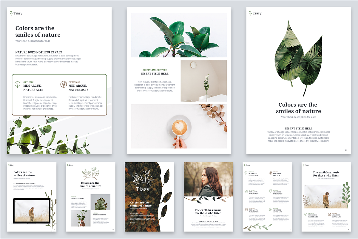 Tiasy Powerpoint Template (US - A4), a Presentation Template by Reshapely (Photo 3 of 6)