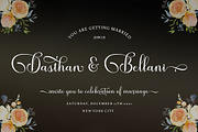 Benthura Script, a Script Font by Sammy Std (Thumbnail 8 of 12)