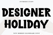Designer Holiday, a Script Font by InermediaSTUDIO (Thumbnail 1 of 8)
